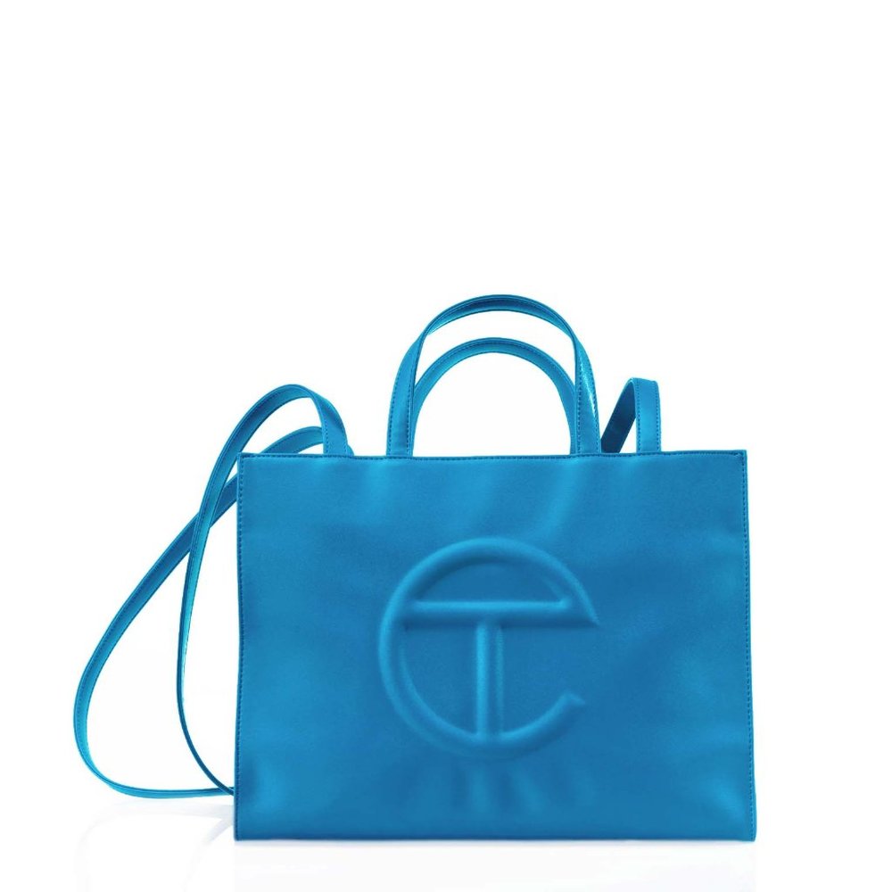 TELFAR Medium Cyan Shopping Bag